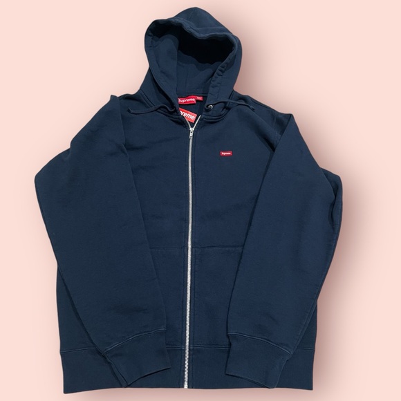 Supreme Small Box Logo Men’s Full Zip Sweatshirt Hoodie...